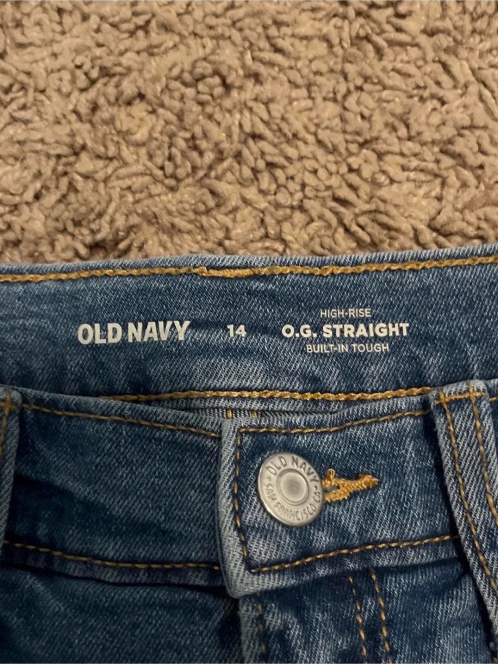 Old Navy Kids High Rise OG Straight Leg Jeans